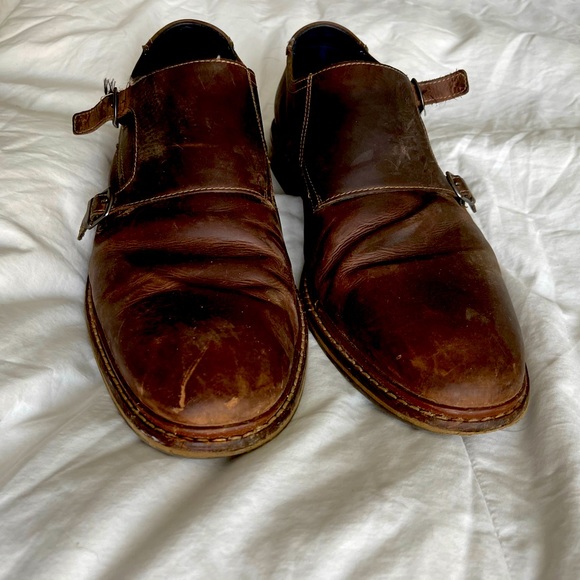 Dark Brown Leather Mens 12 - Picture 3 of 3